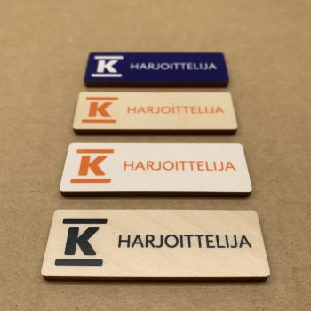 Keskon harjoittelija -kylttimalli